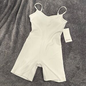 NWT Lululemon Ribbed Contoured Unitard 6”L